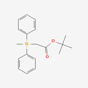 Tert-butyl (methyldiphenylsilyl)acetate