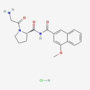 (S)-1-(2-Aminoacetyl)-N-(4-methoxy-2-naphthoyl)pyrrolidine-2-carboxamide hydrochloride