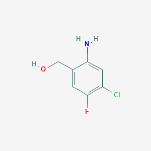 (2-Amino-4-chloro-5-fluorophenyl)methanol