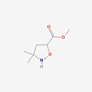 Methyl 3,3-dimethylisoxazolidine-5-carboxylate