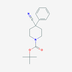 B128593 Tert-butyl 4-cyano-4-phenylpiperidine-1-carboxylate CAS No. 158144-79-7
