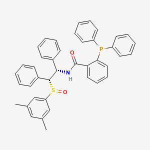 N-[(1S,2R)-2-[(R)-(3,5-Dimethylphenyl)sulfinyl]-1,2-diphenylethyl]-2-(diphenylphosphino)-benzamide