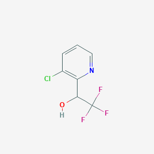 1-(3-Chloropyridin-2-yl)-2,2,2-trifluoroethan-1-ol