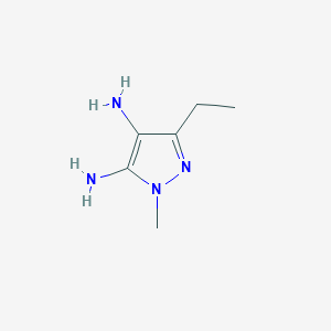 3-ethyl-1-methyl-1H-pyrazole-4,5-diamine