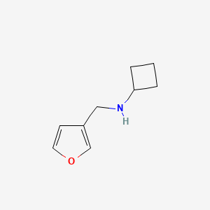 N-(furan-3-ylmethyl)cyclobutanamine