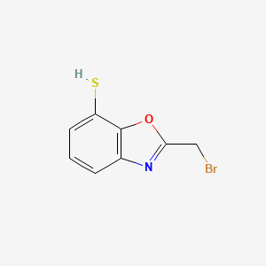 2-(Bromomethyl)-7-mercaptobenzo[d]oxazole