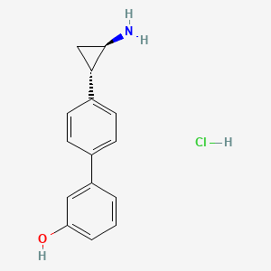 4'-((1S,2R)-2-Aminocyclopropyl)-[1,1'-biphenyl]-3-ol hydrochloride