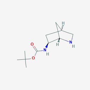 tert-Butyl N-[(1S,4R,6S)-2-azabicyclo[2.2.1]heptan-6-yl]carbamate