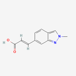 (2E)-3-(2-Methyl-2H-indazol-6-yl)acrylic acid