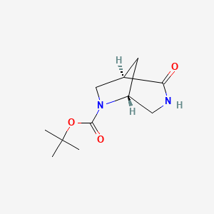 tert-Butyl (1R,5R)-2-oxo-3,6-diazabicyclo[3.2.1]octane-6-carboxylate