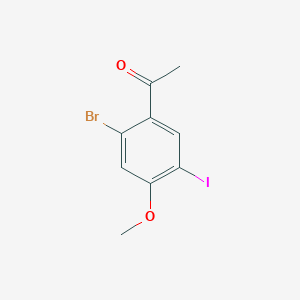 2'-Bromo-5'-iodo-4'-methoxyacetophenone