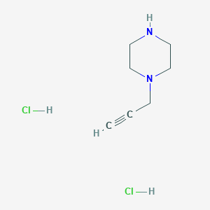 molecular formula C7H14Cl2N2 B1285953 1-Prop-2-ynylpiperazine dihydrochloride CAS No. 90000-39-8