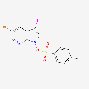 5-Bromo-3-iodo-1H-pyrrolo[2,3-b]pyridin-1-yl 4-methylbenzenesulfonate