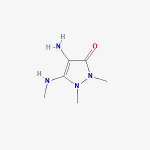 4-Amino-1,2-dimethyl-5-(methylamino)-1H-pyrazol-3(2H)-one