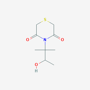 4-(3-Hydroxy-2-methylbutan-2-yl)thiomorpholine-3,5-dione