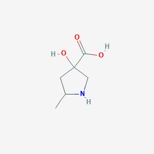 3-Hydroxy-5-methylpyrrolidine-3-carboxylic acid