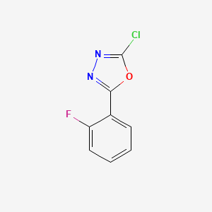 2-Chloro-5-(2-fluorophenyl)-1,3,4-oxadiazole