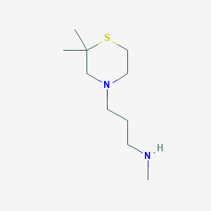 [3-(2,2-Dimethylthiomorpholin-4-yl)propyl](methyl)amine