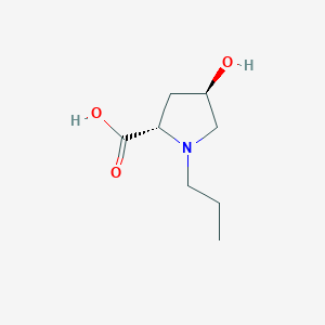 (2S,4R)-4-Hydroxy-1-propylpyrrolidine-2-carboxylic acid