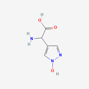 2-Amino-2-(1-hydroxy-1H-pyrazol-4-yl)acetic acid