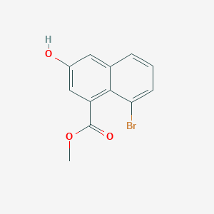 Methyl 8-bromo-3-hydroxy-1-naphthoate