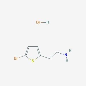 molecular formula C6H9Br2NS B1285978 2-(5-Bromothiophen-2-yl)ethanamine hydrobromide CAS No. 381666-13-3