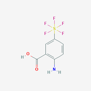 2-Amino-5-(pentafluorothio)benzoic acid