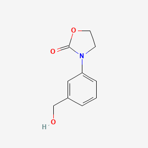 2-Oxazolidinone, 3-[3-(hydroxymethyl)phenyl]-