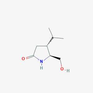 (4R,5S)-5-(Hydroxymethyl)-4-isopropylpyrrolidin-2-one