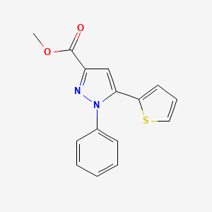 Methyl 1-phenyl-5-(2-thienyl)-1H-pyrazole-3-carboxylate