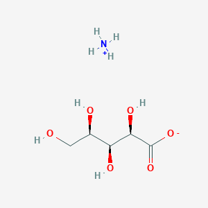 molecular formula C5H13NO6 B12860038 Ammonium (2R,3S,4R)-2,3,4,5-tetrahydroxypentanoate 