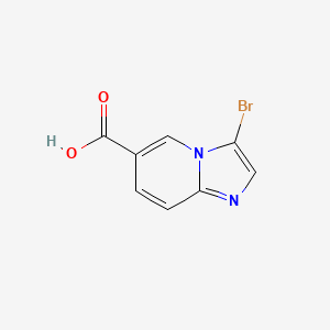 molecular formula C8H5BrN2O2 B1286004 3-Bromoimidazo[1,2-A]pyridine-6-carboxylic acid CAS No. 886362-00-1