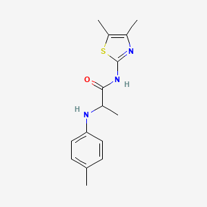 N-(4,5-Dimethyl-thiazol-2-yl)-2-p-tolylamino-propionamide