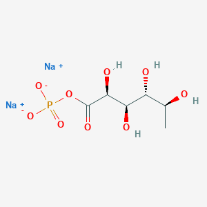 disodium;[(2S,3R,4R,5S)-2,3,4,5-tetrahydroxyhexanoyl] phosphate