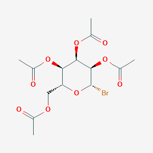 (2R,3R,4R,5R,6S)-2-(Acetoxymethyl)-6-bromotetrahydro-2H-pyran-3,4,5-triyl triacetate