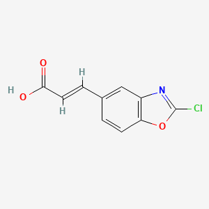 3-(2-Chlorobenzo[d]oxazol-5-yl)acrylic acid