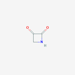 molecular formula C3H3NO2 B12860077 Azetidine-2,3-dione 