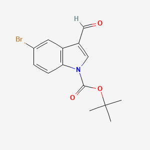 molecular formula C14H14BrNO3 B1286009 1-Boc-5-Bromo-3-formylindole CAS No. 325800-39-3