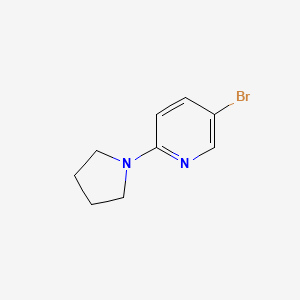 molecular formula C9H11BrN2 B1286013 5-Bromo-2-(pyrrolidin-1-yl)pyridine CAS No. 210963-93-2