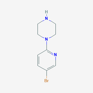 molecular formula C9H12BrN3 B1286014 1-(5-溴吡啶-2-基)哌嗪 CAS No. 73406-97-0