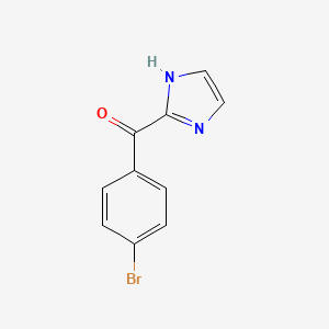 molecular formula C10H7BrN2O B1286032 (4-Bromophényl)(1H-imidazol-2-YL)méthanone CAS No. 915921-68-5