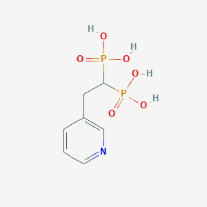 molecular formula C7H11NO6P2 B128604 脱氧雷塞膦酸 CAS No. 75755-10-1