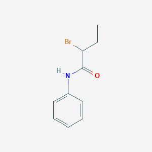 molecular formula C10H12BrNO B1286040 2-bromo-N-phenylbutanamide CAS No. 21486-48-6