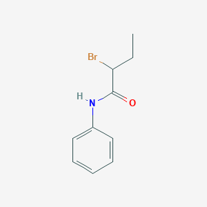 molecular formula C10H12BrNO B1286040 2-溴-N-苯基丁酰胺 CAS No. 21486-48-6