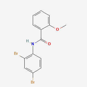 N-(2,4-dibromophenyl)-2-methoxybenzamide