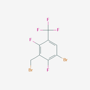 3-Bromo-2,6-difluoro-5-(trifluoromethyl)benzyl bromide