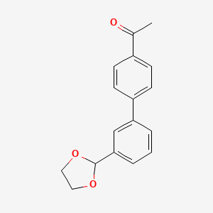 1-[3'-(1,3-Dioxolan-2-yl)[1,1'-biphenyl]-4-yl] ethanone