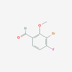 3-Bromo-4-fluoro-2-methoxybenzaldehyde