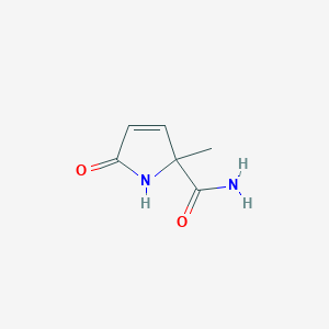 2-Methyl-5-oxo-2,5-dihydro-1H-pyrrole-2-carboxamide