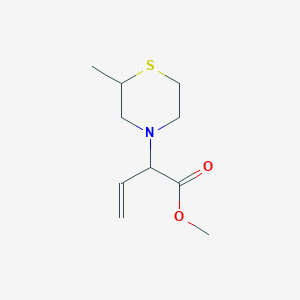 Methyl 2-(2-methylthiomorpholin-4-yl)but-3-enoate